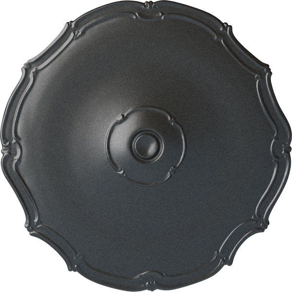 Ekena Millwork Pompeii Ceiling Medallion (Fits Canopies up to 2"), Hand-Painted Pewter, 18 7/8"OD x 1 1/2"P CM18POPES - main